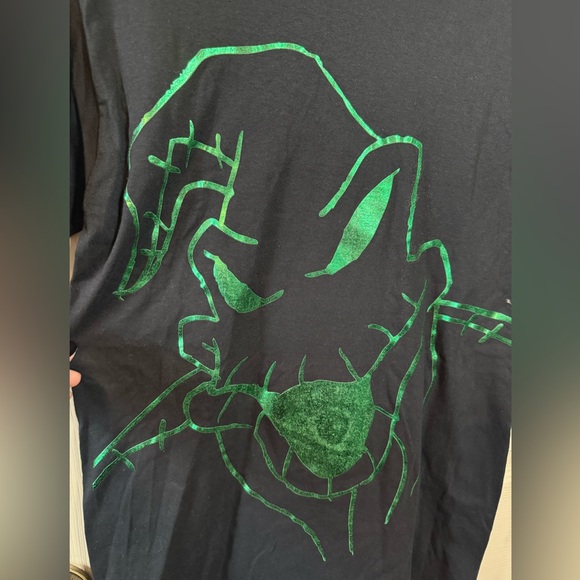 Disney Nightmare Before Christmas Oogie Boogie Black w/ Green Foil NWT - Picture 2 of 9
